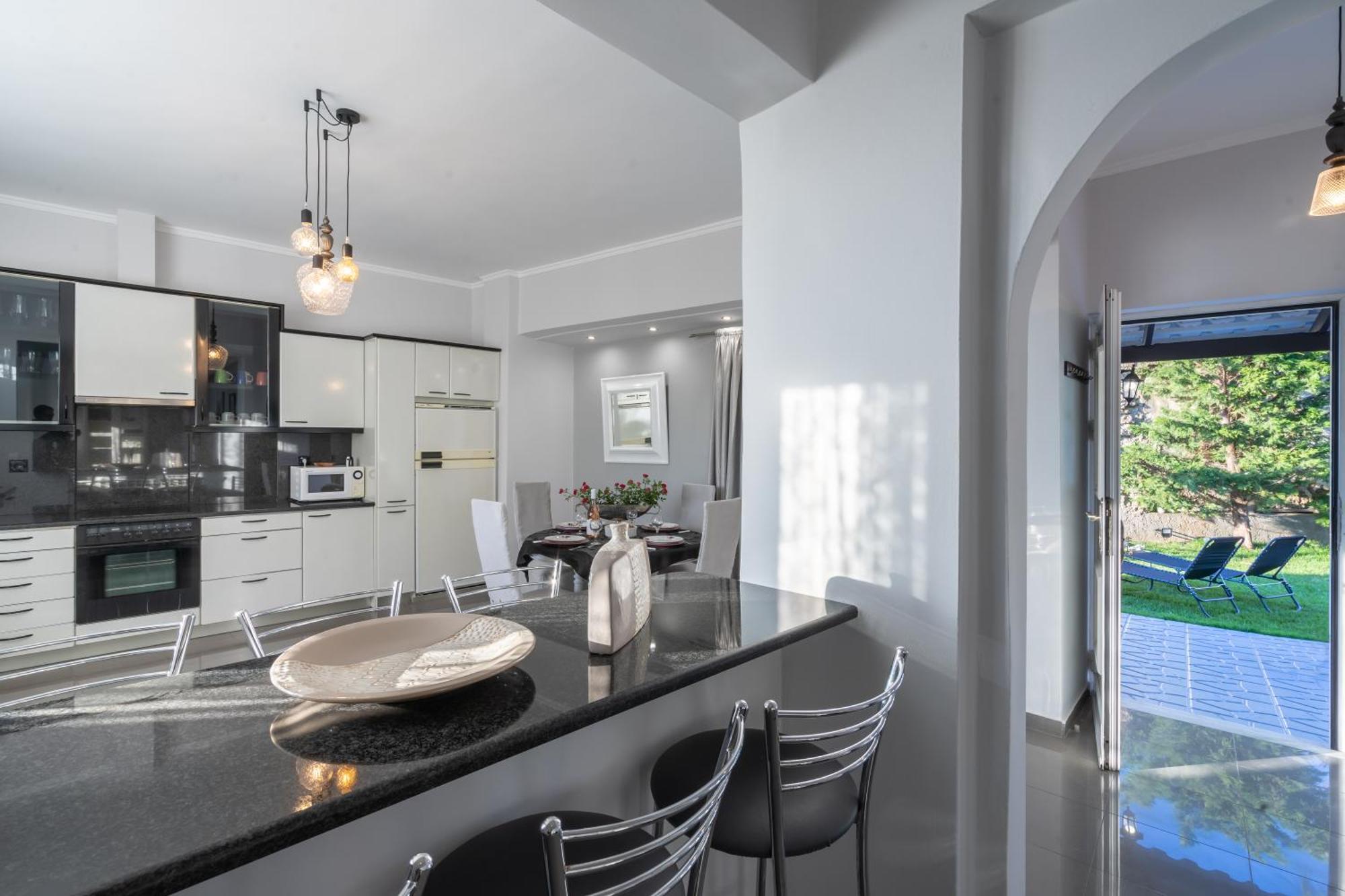 Fontana Luxury Villa Salakos With Pool Near Beach Zewnętrze zdjęcie