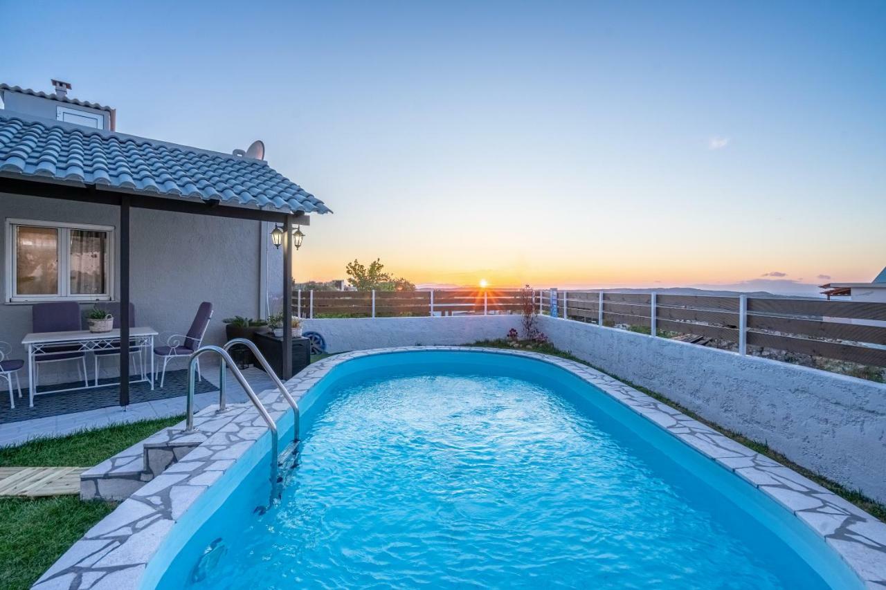 Fontana Luxury Villa Salakos With Pool Near Beach Zewnętrze zdjęcie