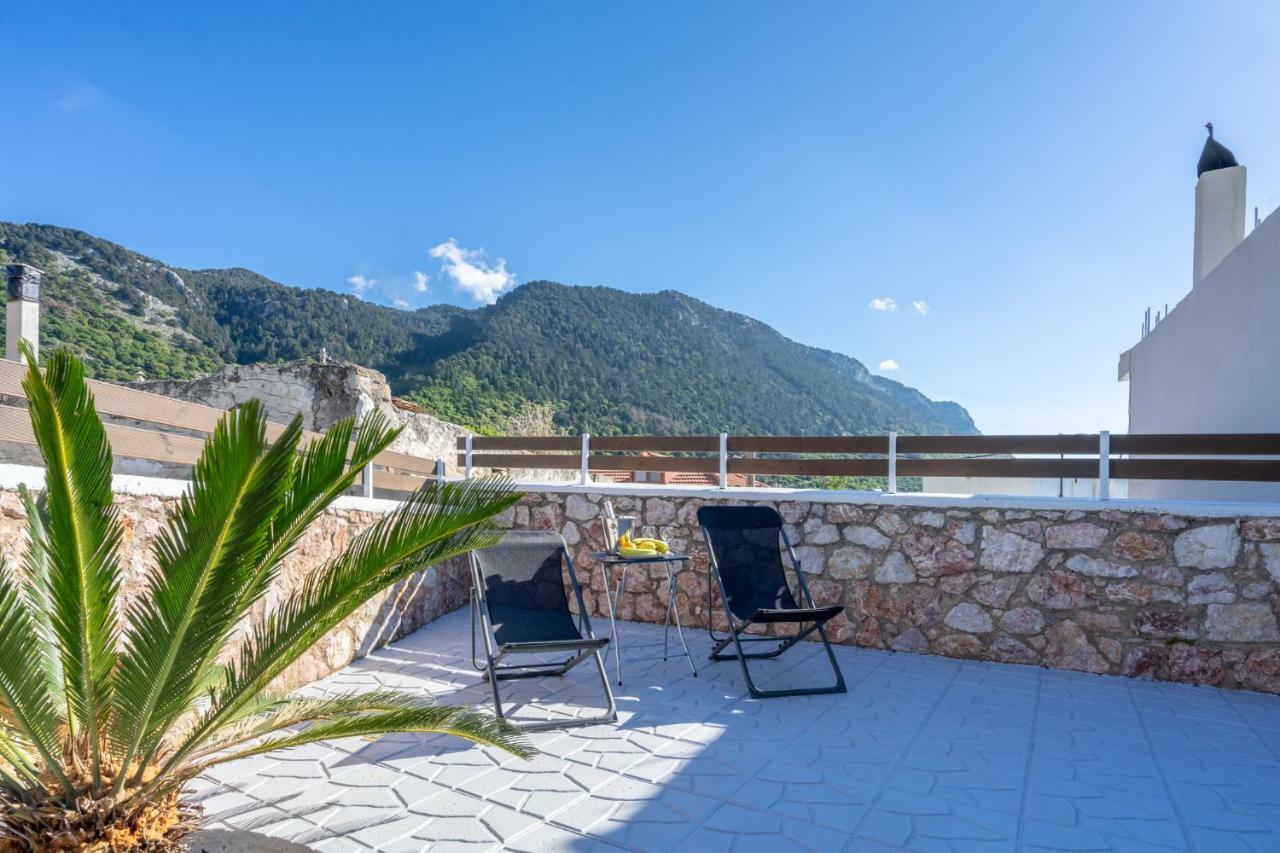 Fontana Luxury Villa Salakos With Pool Near Beach Zewnętrze zdjęcie